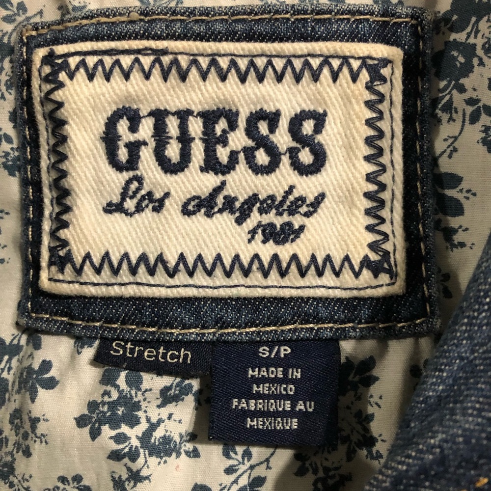 π»GUESSπ» Denim Vest - Picture 8 of 11